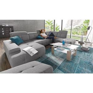 sit&more Wohnlandschaft »Mistral U-Form«, wahlweise mit Bettfunktion, inklusive Kopfteilverstellung