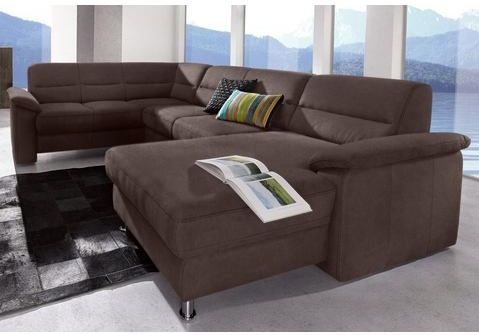 sit&more Wohnlandschaft »Ascara U-Form«, inklusive Boxspring/Federkern-Polsterung, wahlweise mit Bettfunktion