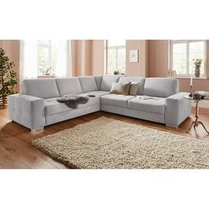 sit&more Ecksofa "Santorini L-Form", mit Federkern und Sitztiefenverstellung, wahlweise mit Bettfunktion