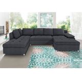 sit&more Wohnlandschaft "Labene U-Form", wahlweise mit Bettfunktion und Bettkasten