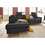 sit&more Ecksofa "Pablo L-Form", wahlweise mit Bettfunktion und Bettkasten