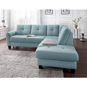 sit&more Ecksofa "Varese L-Form", mit Federkern, wahlweise mit Bettfunktion und Stauraum