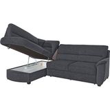 sit&more Ecksofa »Pandora L-Form«, wahlweise mit Bettfunktion und Bettkasten