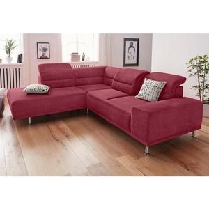 sit&more Ecksofa »Mariola L-Form«, mit Federkern und Ottomane, inklusive Sitztiefenverstellung