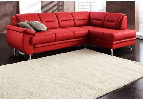 sit&more Ecksofa "Mailand L-Form", wahlweise mit Bettfunktion