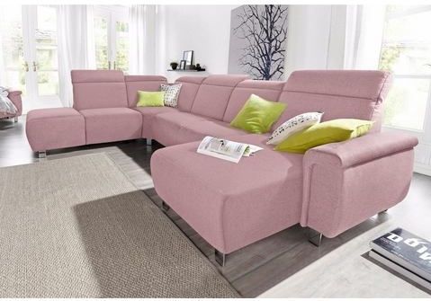 sit&more Wohnlandschaft "Township U-Form", wahlweise mit elektrischer Wallfree-Funktion