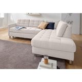 sit&more Ecksofa »Picasso L-Form«, wahlweise mit Bettfunktion und Bettkasten