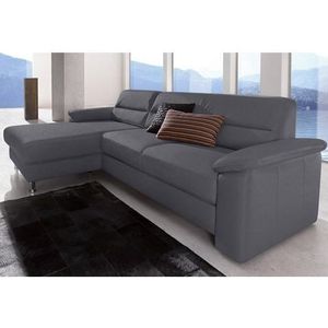 sit&more Ecksofa »Ascara L-Form«, inklusive Boxspring/Federkern-Polsterung, wahlweise mit Bettfunktion
