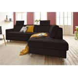 sit&more Ecksofa "Pablo L-Form", wahlweise mit Bettfunktion und Bettkasten