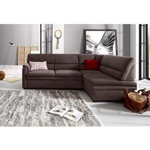 sit&more Ecksofa »Pisa L-Form«, mit Federkern, wahlweise mit Bettfunktion