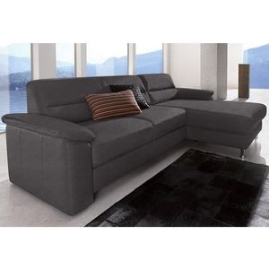 sit&more Ecksofa »Ascara L-Form«, inklusive Boxspring/Federkern-Polsterung, wahlweise mit Bettfunktion