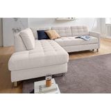 sit&more Ecksofa "Picasso L-Form", wahlweise mit Bettfunktion und Bettkasten