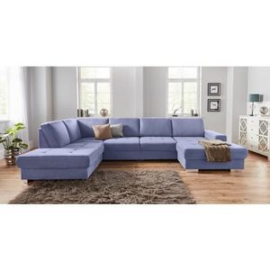 sit&more Wohnlandschaft »Santorini U-Form«, mit Federkern und Sitztiefenverstellung, wahlweise mit Bettfunktion