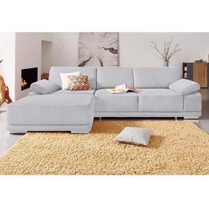 sit&more Ecksofa "Coria L-Form", mit XL-Recamiere, wahlweise mit Bettfunktion