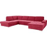 sit&more Wohnlandschaft "Santorini U-Form", mit Federkern und Sitztiefenverstellung, wahlweise mit Bettfunktion