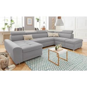 sit&more Wohnlandschaft »Riva U-Form«, wahlweise mit Bettfunktion