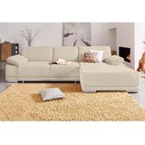 sit&more Ecksofa "Coria L-Form", mit XL-Recamiere, wahlweise mit Bettfunktion