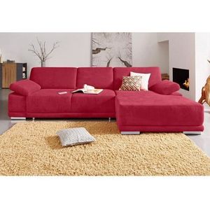 sit&more Ecksofa »Coria L-Form«, mit XL-Recamiere, wahlweise mit Bettfunktion