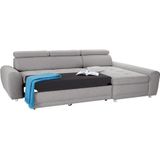sit&more Ecksofa »Riva L-Form«, inklusive Kopteilverstellung, wahlweise mit Bettfunktion