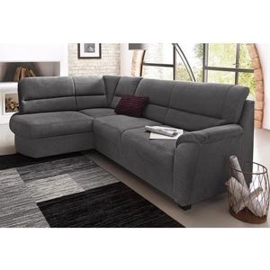 sit&more Ecksofa "Pandora L-Form", wahlweise mit Bettfunktion und Bettkasten