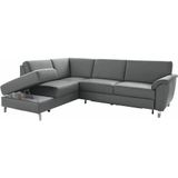 sit&more Ecksofa "Texel L-Form", mit Federkern, wahlweise mit Bettfunktion und Bettkasten
