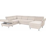 sit&more Wohnlandschaft "Avignon U-Form", wahlweise mit Bettfunktion und Stauraum, inklusive Kopfteilverstellung