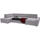 sit&more Wohnlandschaft "Riva U-Form", wahlweise mit Bettfunktion