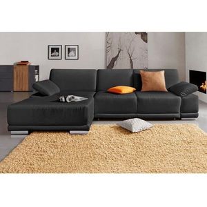 sit&more Ecksofa »Coria L-Form«, mit XL-Recamiere, wahlweise mit Bettfunktion