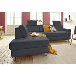sit&more Ecksofa "Pablo L-Form", wahlweise mit Bettfunktion und Bettkasten