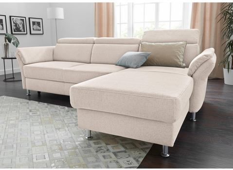 sit&more Ecksofa "Avignon L-Form", Kopfteilverstellung, wahlweise mit Bettfunktion und Bettkasten