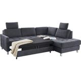 sit&more Ecksofa »Pablo L-Form«, wahlweise mit Bettfunktion