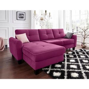 sit&more Ecksofa »Varese L-Form«, mit Federkern, wahlweise mit Bettfunktion und Stauraum