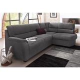 sit&more Ecksofa "Pandora L-Form", wahlweise mit Bettfunktion und Bettkasten
