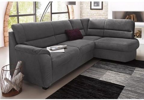 sit&more Ecksofa "Pandora L-Form", wahlweise mit Bettfunktion und Bettkasten