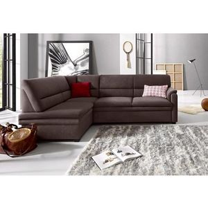 sit&more Ecksofa »Pisa L-Form«, mit Federkern, wahlweise mit Bettfunktion