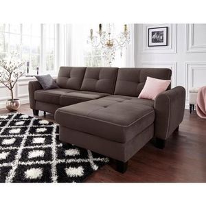 sit&more Ecksofa »Varese L-Form«, mit Federkern, wahlweise mit Bettfunktion und Stauraum