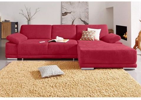 sit&more Ecksofa "Coria L-Form", mit XL-Recamiere, wahlweise mit Bettfunktion