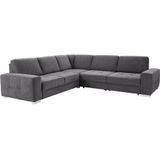 sit&more Ecksofa "Santorini L-Form", mit Federkern und Sitztiefenverstellung, wahlweise mit Bettfunktion
