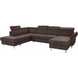 sit&more Wohnlandschaft "Avignon U-Form", wahlweise mit Bettfunktion und Stauraum, inklusive Kopfteilverstellung
