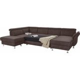 sit&more Wohnlandschaft "Avignon U-Form", wahlweise mit Bettfunktion und Stauraum, inklusive Kopfteilverstellung