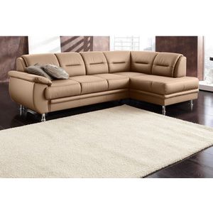 sit&more Ecksofa "Mailand L-Form", wahlweise mit Bettfunktion