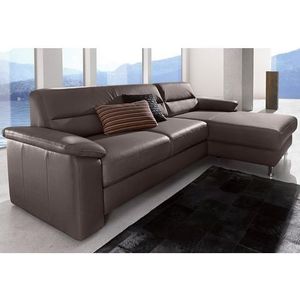 sit&more Ecksofa »Ascara L-Form«, inklusive Boxspring/Federkern-Polsterung, wahlweise mit Bettfunktion