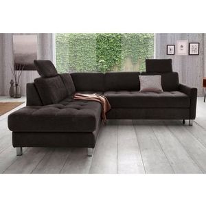 sit&more Ecksofa »Pablo L-Form«, wahlweise mit Bettfunktion