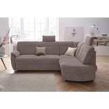 sit&more Ecksofa "Sonoma L-Form", wahlweise mit Bettfunktion und Bettkasten