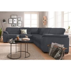 sit&more Ecksofa "Montego L-Form", wahlweise mit Bettfunktion und Schubkasten
