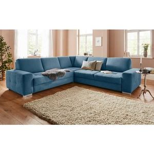 sit&more Ecksofa "Santorini L-Form", mit Federkern und Sitztiefenverstellung, wahlweise mit Bettfunktion