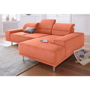 sit&more Ecksofa "Mariola L-Form", mit Recamiere und Federkern, inklusive Sitztiefenverstellung