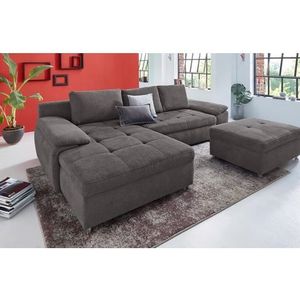 sit&more Ecksofa "Top Bilbao L-Form", XXL, wahlweise mit Bettfunktion und Bettkasten