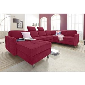 sit&more Wohnlandschaft Pablo U-Form, wahlweise mit Bettfunktion und Bettkasten