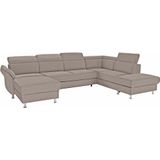sit&more Wohnlandschaft "Avignon U-Form", wahlweise mit Bettfunktion und Stauraum, inklusive Kopfteilverstellung